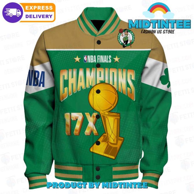 Boston Champions Jacket - 17X Nba Finals Wins Commemorative Apparel - Fast Delivery - Image 2