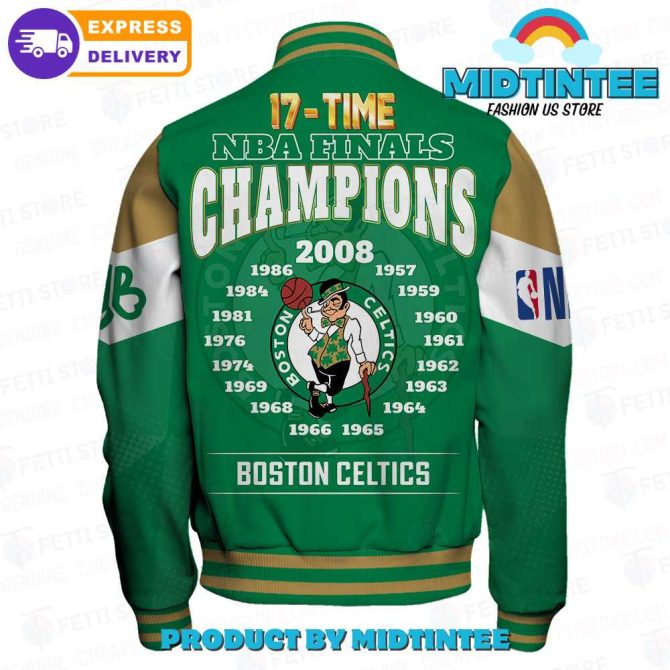 Boston Champions Jacket - 17X Nba Finals Wins Commemorative Apparel - Fast Delivery - Image 3