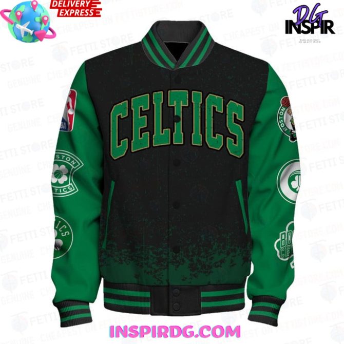 Boston Celtics National Basketball Association Bomber Jacket - Image 2