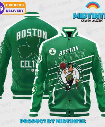 Boston Celtics Green Bomber Jacket - Unisex , Fast Shipping , Support Your Team In Style!
