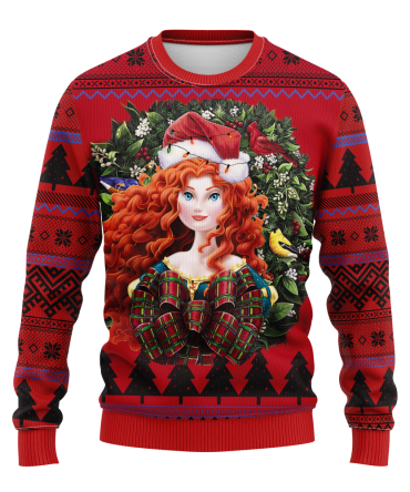Brave Princess Noel Mc Ugly Christmas Sweater Thanksgiving Gift