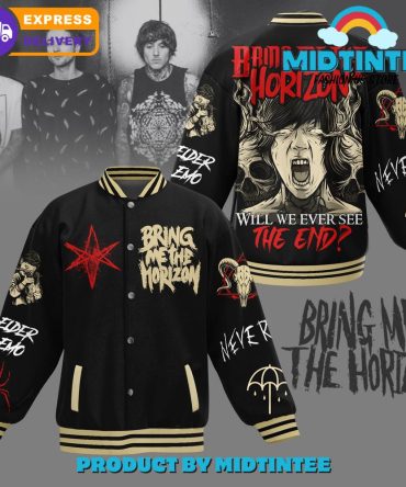 Bring Me The Horizon Varsity Jacket - Emo Band Merch For Fans - Fast Shipping