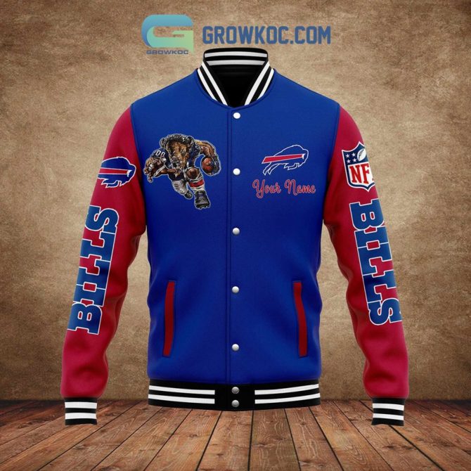 Customizable Buffalo Bills Varsity Jacket – Perfect For Football Fans & Family Bonding - Image 2