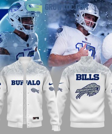 Buffalo Bills White Quilted Jacket - Official Nfl Team Gear For Fans