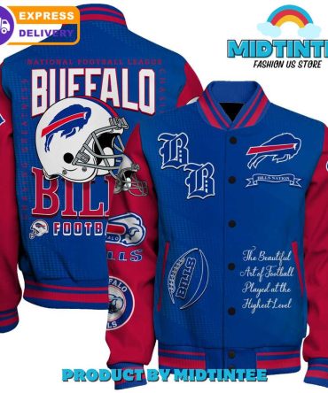 Buffalo Bills Varsity Jacket - Nfl Fan Gear , Fast Delivery , Midtintee Store