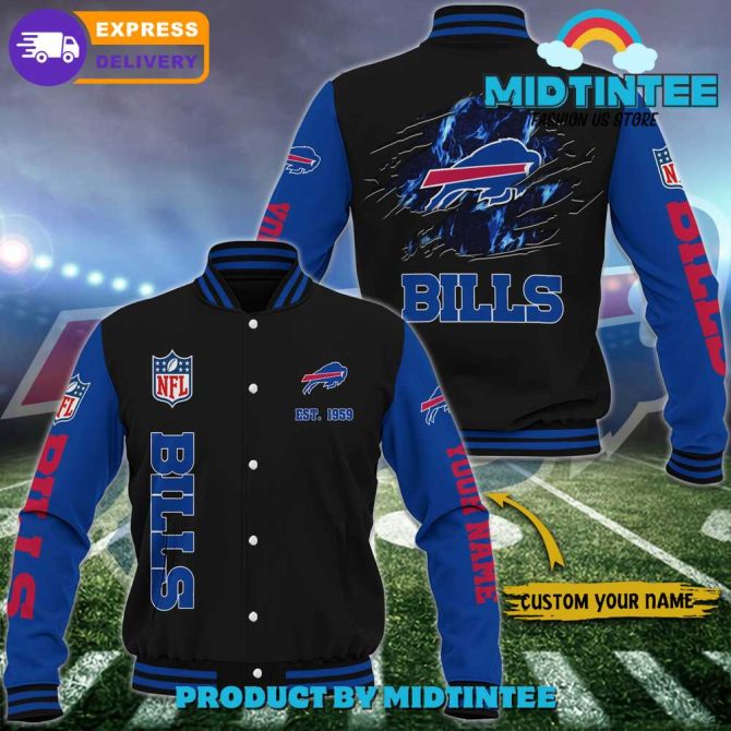 Custom Nfl Team Varsity Jacket - Personalized Name - Fast Shipping