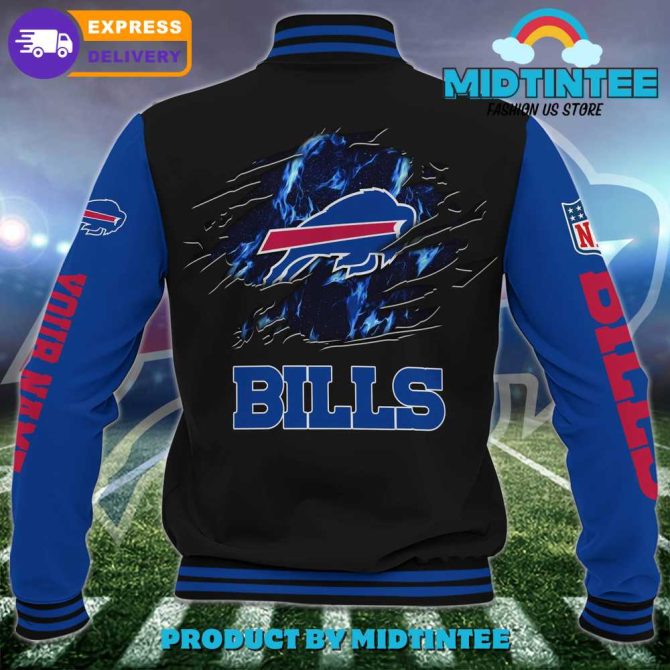 Custom Nfl Team Varsity Jacket - Personalized Name - Fast Shipping - Image 3