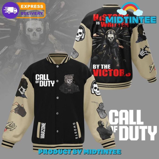 Call Of Duty Varsity Jacket - Skull Design , Fast Shipping , Limited Edition