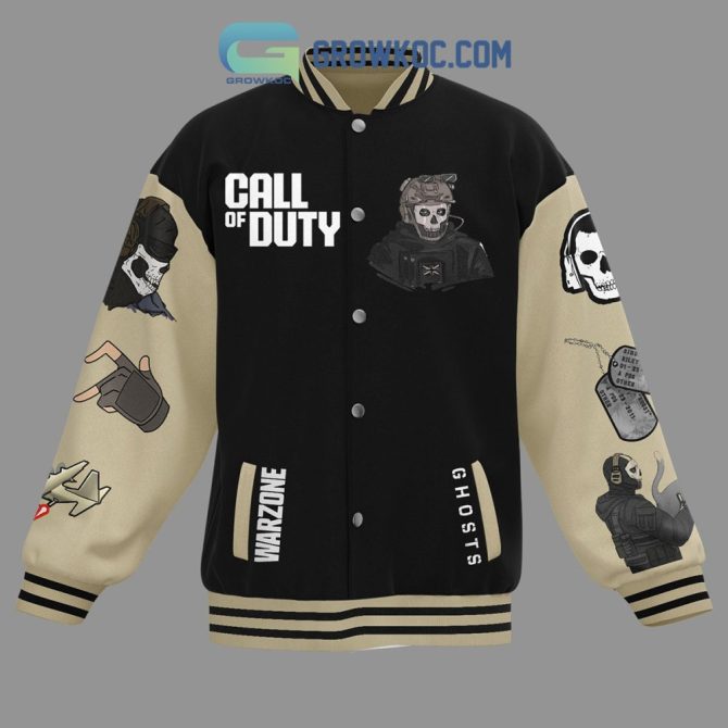 Call Of Duty Ghosts Varsity Jacket - Iconic Gamer Style Apparel For Fans - Image 3