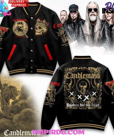 Candlemass Psalms For The Dead Varsity Jacket