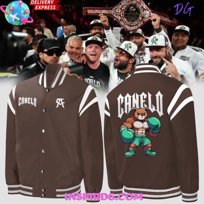 Canelo Bear Boxing Limited Edition Baseball Jacket