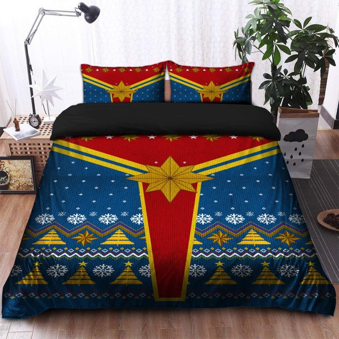 Captain Christmas Bedding Set Duvet Cover And 2 Pillowcases - Image 2