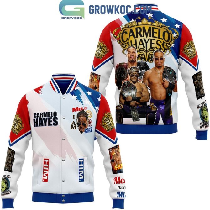 Exclusive Carmelo Hayes Champion Bomber Jacket - Limited Edition Wrestling Apparel