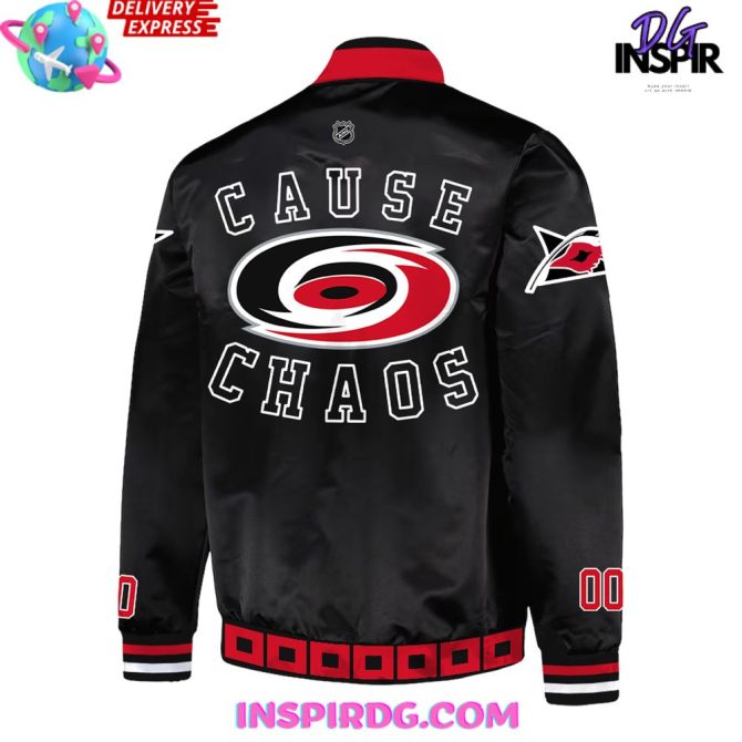Carolina Hurricanes 2025 Nhl Stadium Series Custom Varsity Jacket - Image 3