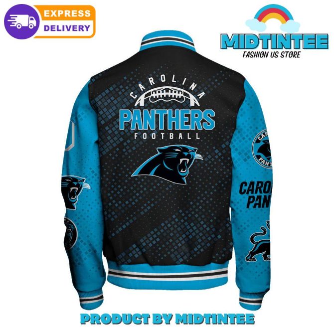 Carolina Panthers 2024 Nfl Pattern Baseball Jacket - Image 2