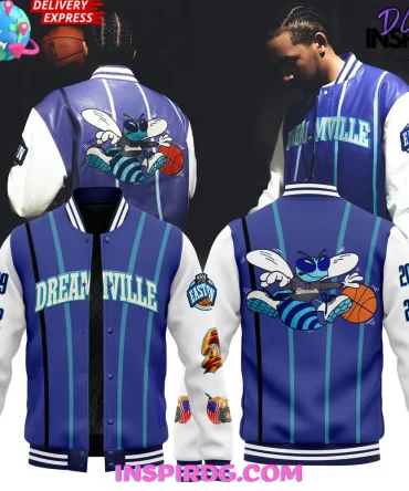 Charlotte Hornets Dreamville Special Edition Varsity Jacket
