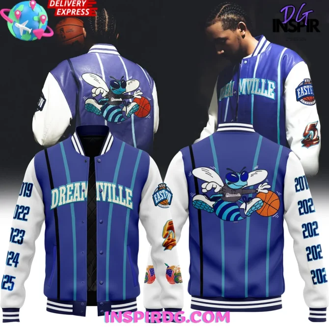Charlotte Hornets Dreamville Special Edition Varsity Jacket