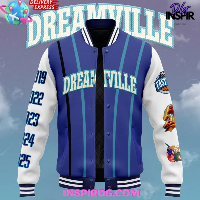 Charlotte Hornets Dreamville Special Edition Varsity Jacket - Image 2