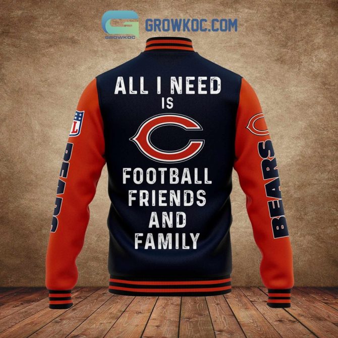 Custom Bears Varsity Jacket - Personalize Your Name, Perfect For Football Fans! - Image 3