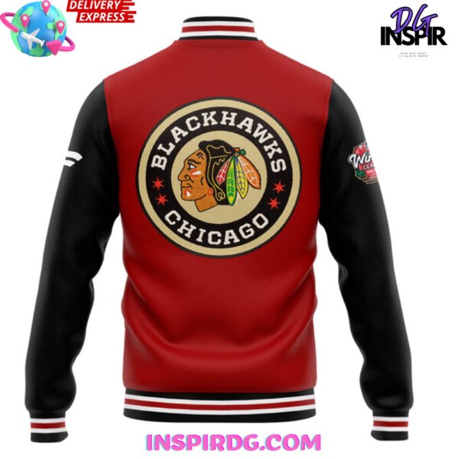 Chicago Blackhawks Nhl Winter Classic 2025 Red Jacket - Image 3