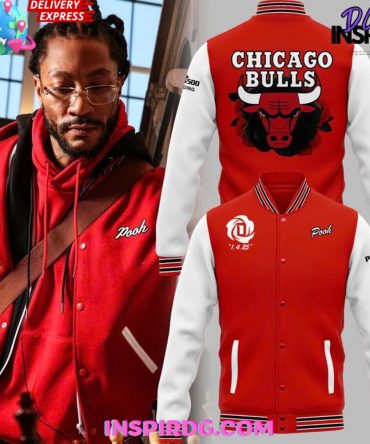 Chicago Bulls Derrick Rose Night 2025 Baseball Jacket