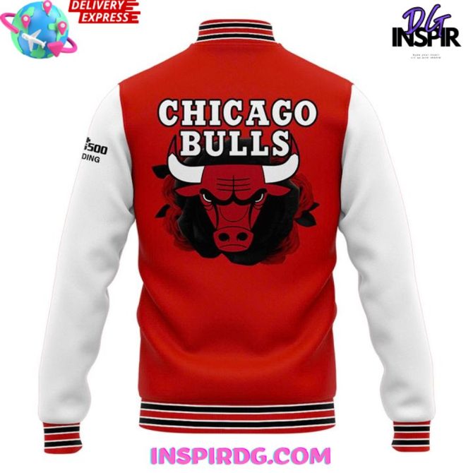 Chicago Bulls Derrick Rose Night 2025 Baseball Jacket - Image 3