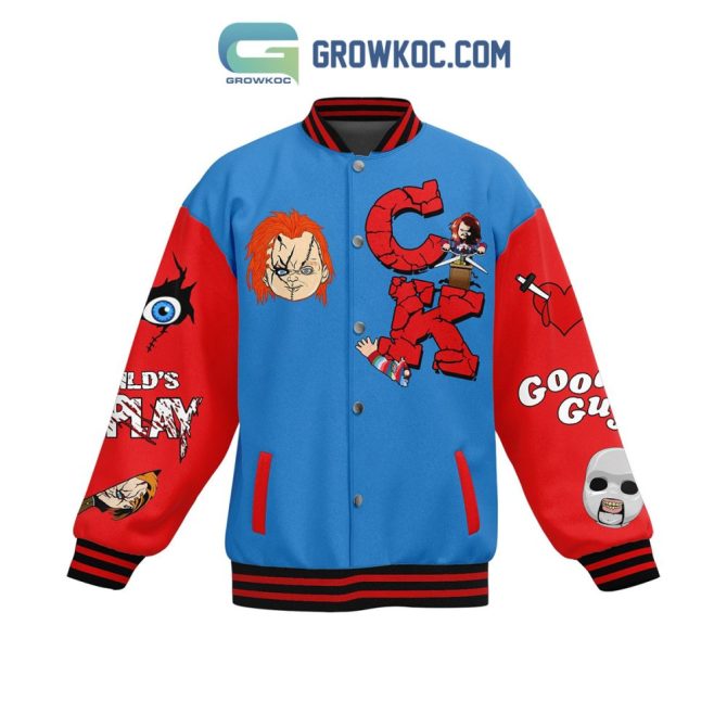 Chucky Horror Varsity Jacket – Bold Graphic Design, Perfect For Fans - Image 3