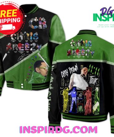 Chris Breezy 11:11 Tour Baseball Jacket