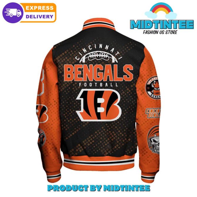 Cincinnati Bengals 2024 Nfl Pattern Baseball Jacket - Image 3