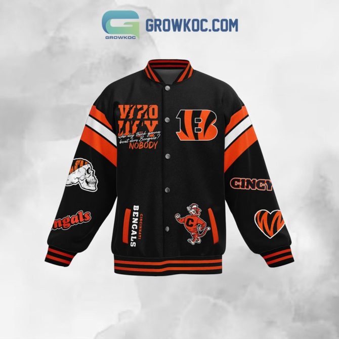 Cincinnati Bengals Varsity Jacket - Ultimate Fan Apparel, Bold Design, Perfect For Game Day! - Image 2