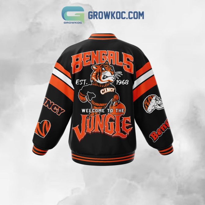 Cincinnati Bengals Varsity Jacket - Ultimate Fan Apparel, Bold Design, Perfect For Game Day! - Image 3