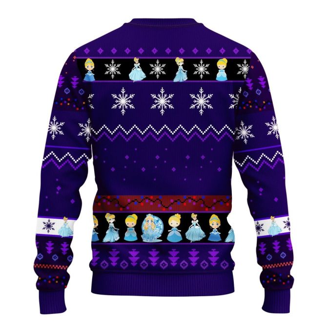 Cozy Princess Holiday Sweater - Festive Winter Wonderland Design For Kids - Image 2