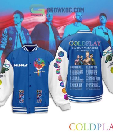 Coldplay Music Of The Spheres Tour Varsity Jacket – Limited Edition Fan Apparel