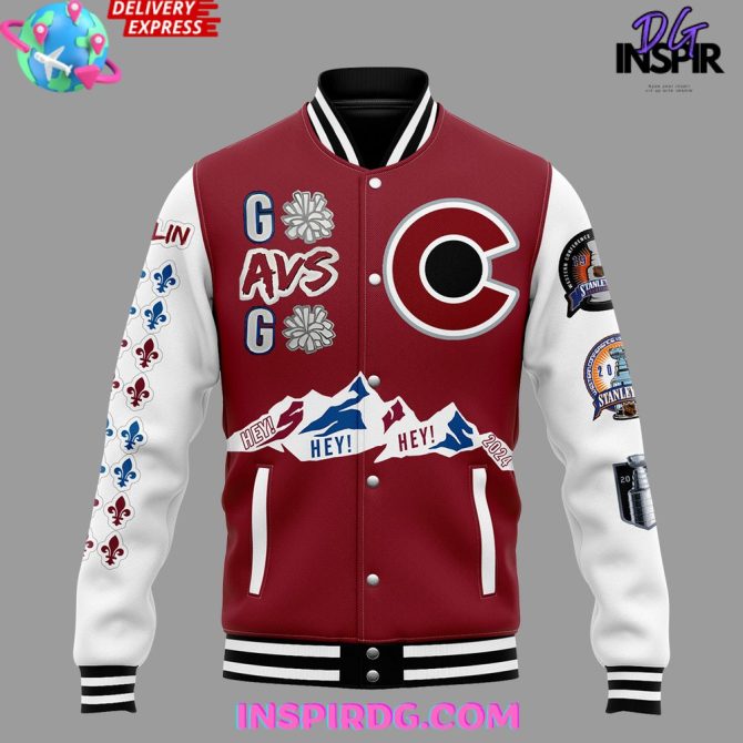 Colorado Avalanche Territory 2024 Baseball Jacket - Image 2