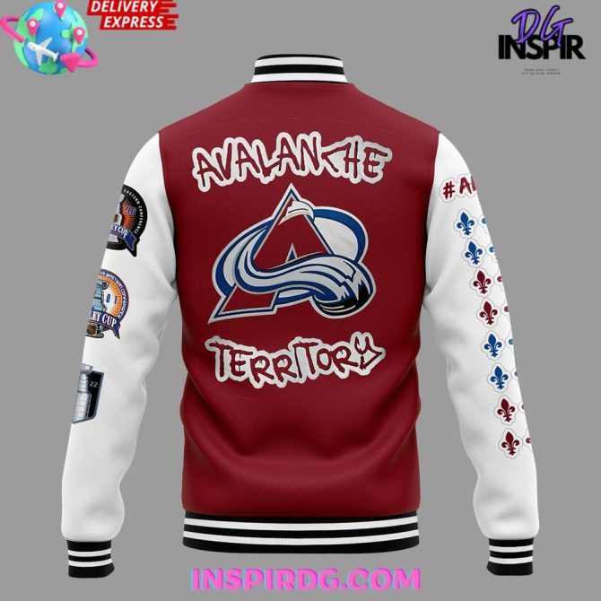 Colorado Avalanche Territory 2024 Baseball Jacket - Image 3