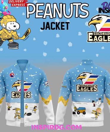 Colorado Eagles Peanuts Snoopy Special Edition Varsity Jacket