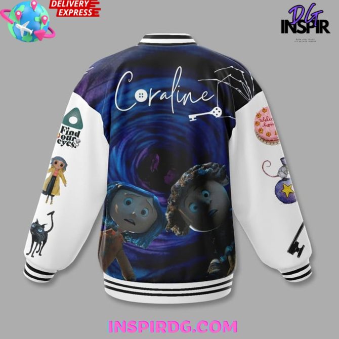 Coraline Limited Edition Baseball Jacket - Image 3
