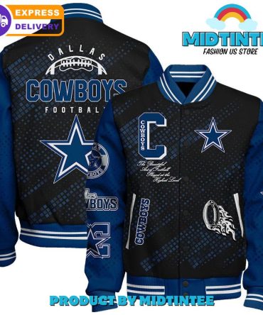 Dallas Cowboys 2024 Nfl Pattern Baseball Jacket