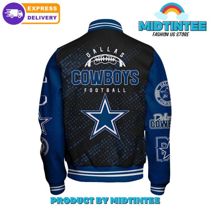Dallas Cowboys 2024 Nfl Pattern Baseball Jacket - Image 3