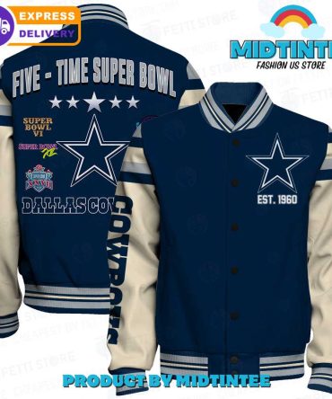 Limited Edition Dallas Cowboys Super Bowl Varsity Jacket - Premium Nfl Fan Gear, Fast Shipping!