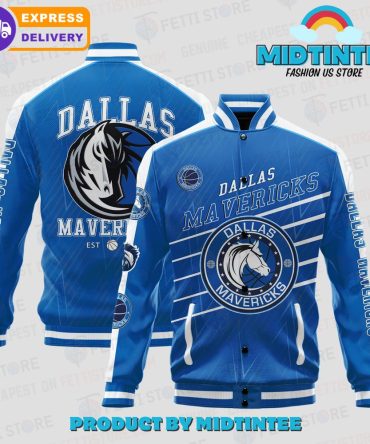 Dallas Mavericks Blue Varsity Jacket - Stylish Fan Gear With Fast Delivery