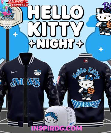 Dallas Mavericks X Hello Kitty Night Limited Varsity Jacket