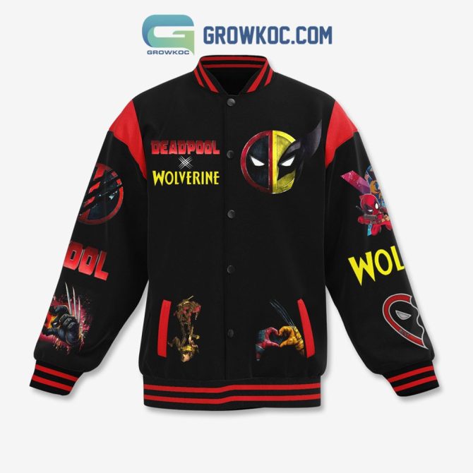 Marvel Deadpool & Wolverine Varsity Jacket - Ultimate Fan Gear For Comic Lovers - Image 2