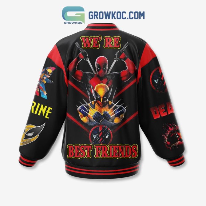 Marvel Deadpool & Wolverine Varsity Jacket - Ultimate Fan Gear For Comic Lovers - Image 3
