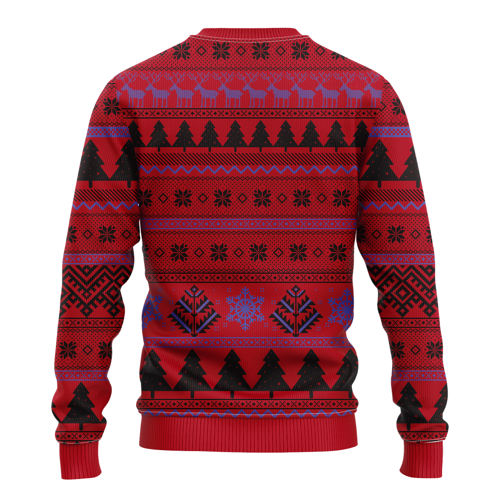 Festive Taz Christmas Sweater ? Fun Cartoon Holiday Knit Pullover For Men & Women - Image 2
