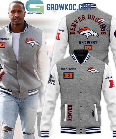 Denver Broncos Men'S Varsity Jacket - Stylish, Warm, Official Nfl Apparel