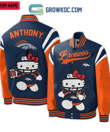 Custom Denver Football Jacket - Cute Character Design, Personalized Name
