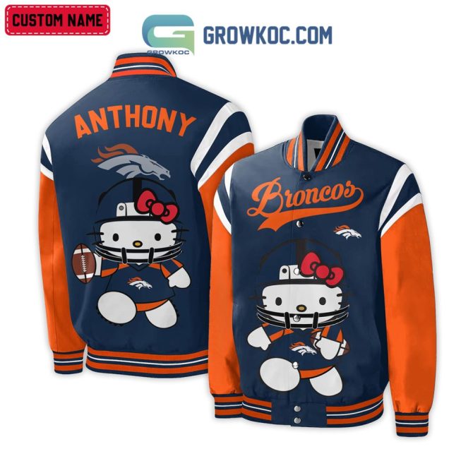 Custom Denver Football Jacket - Cute Character Design, Personalized Name
