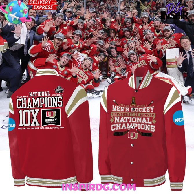 Denver Hockey Wins 2024 Ncaa Championship Bomber Jacket