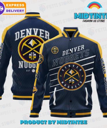 Denver Nuggets Varsity Jacket - Stylish Fan Apparel With Fast Delivery